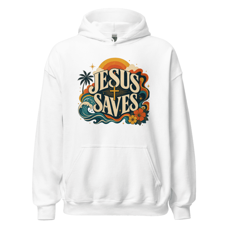 PROTOTOKOS — Jesus Saves — Retro Hoodie